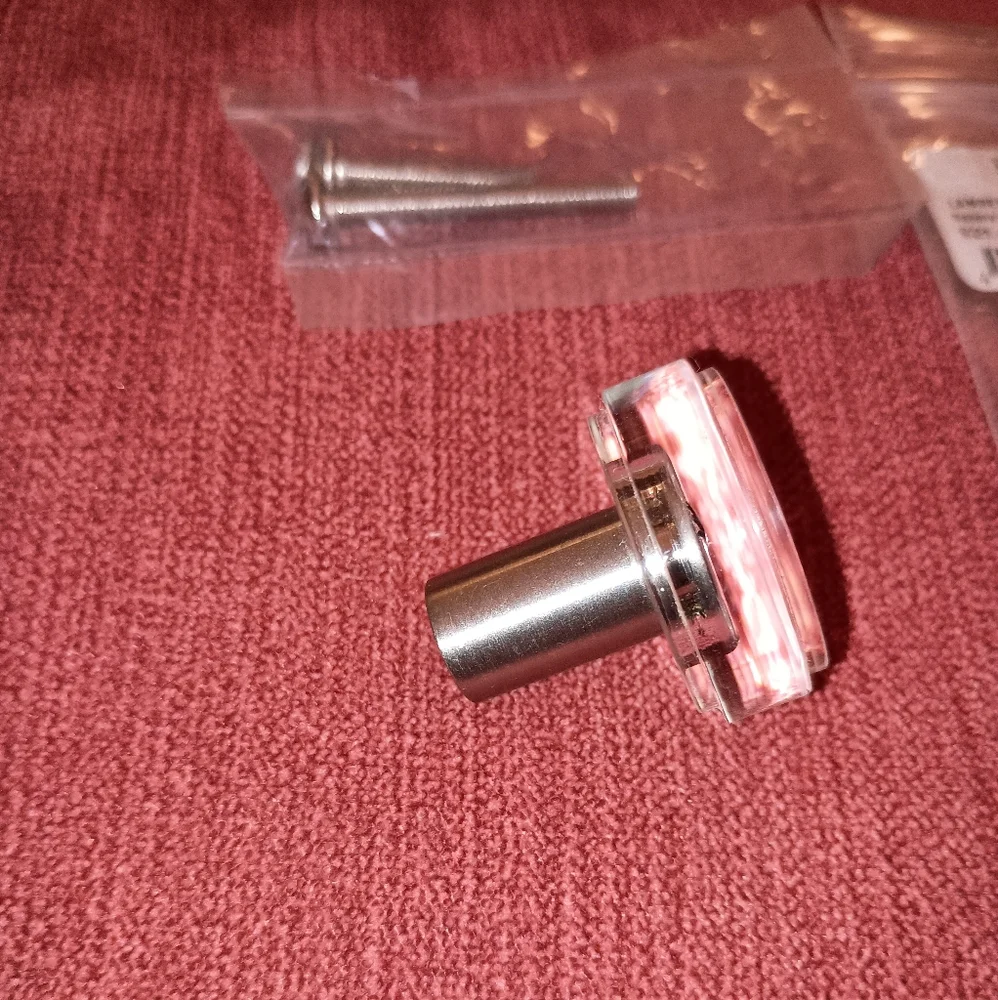 Restoration Hardware Lambeth Smooth Crystal 1.25 inch Knob NWT